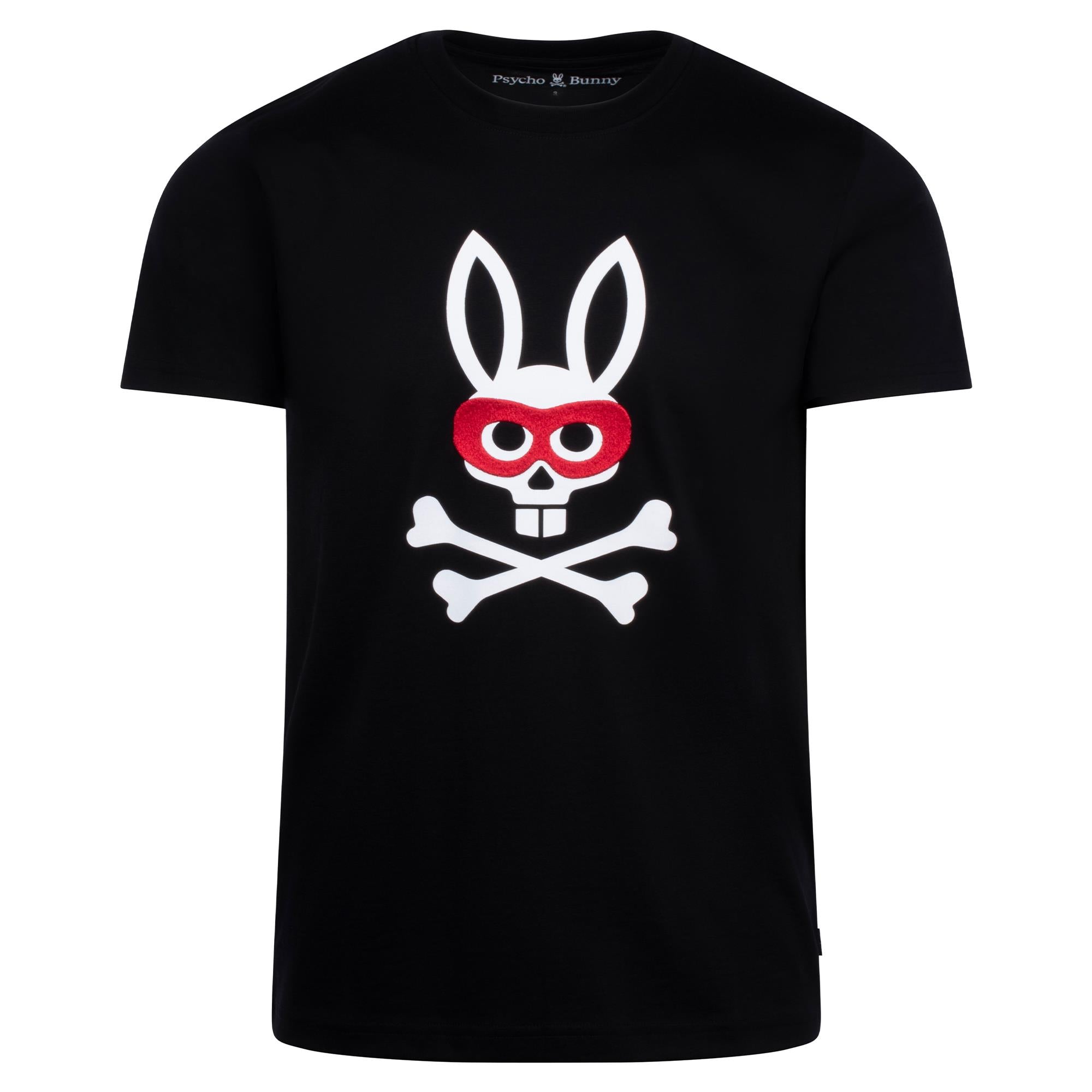 Psycho Bunny Mischief Graphic Tee Black